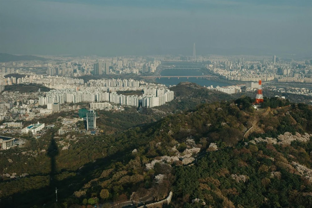 Seoul cityscape in South Korea
